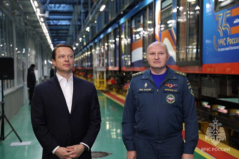 В московском метрополитене курсирует тематический поезд безопасности